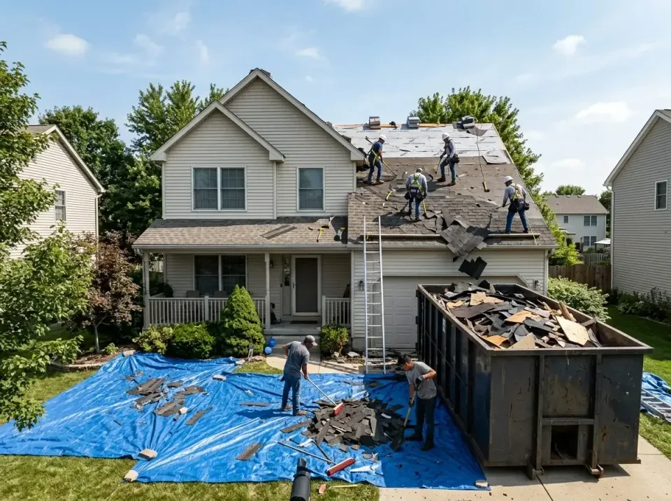 roof-replacement-debris-remova-004 — frequently asked questions, Cheapest Dumpster Rentals in Forest, MS
